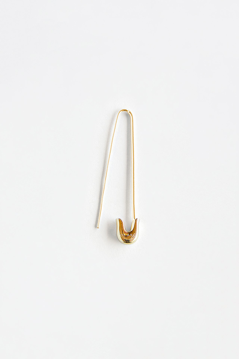 Gold Pin Earring