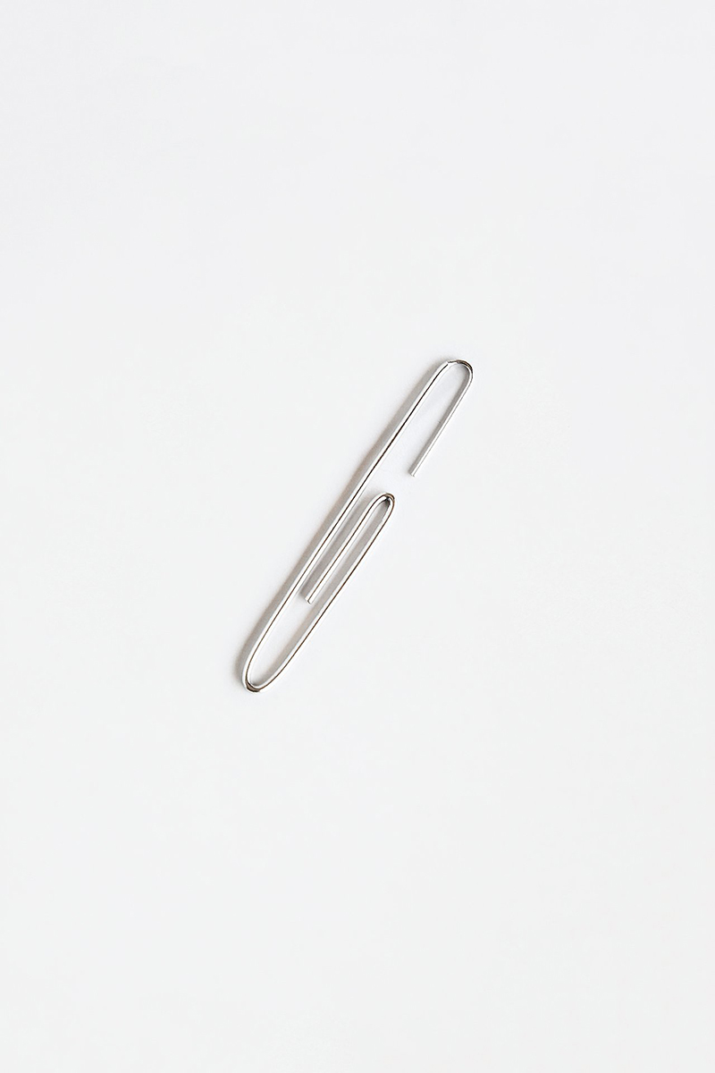 Silver-Paperclip-Earring